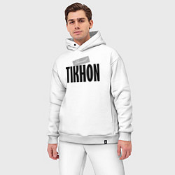 Мужской костюм оверсайз Нереальный Тихон Unreal Tikhon, цвет: белый — фото 2