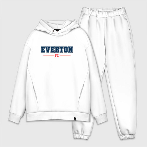 Мужской костюм оверсайз Everton FC Classic / Белый – фото 1