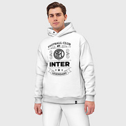 Мужской костюм оверсайз Inter: Football Club Number 1 Legendary, цвет: белый — фото 2