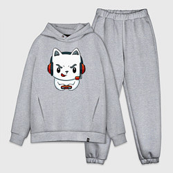 Мужской костюм оверсайз Кот игроман The cat is a gambler