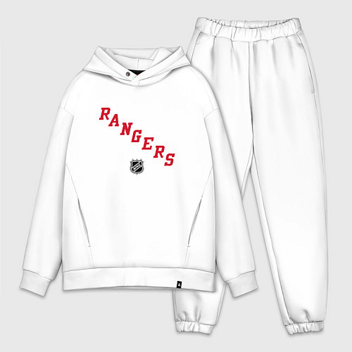 Мужской костюм оверсайз New York Rangers NHL / Белый – фото 1