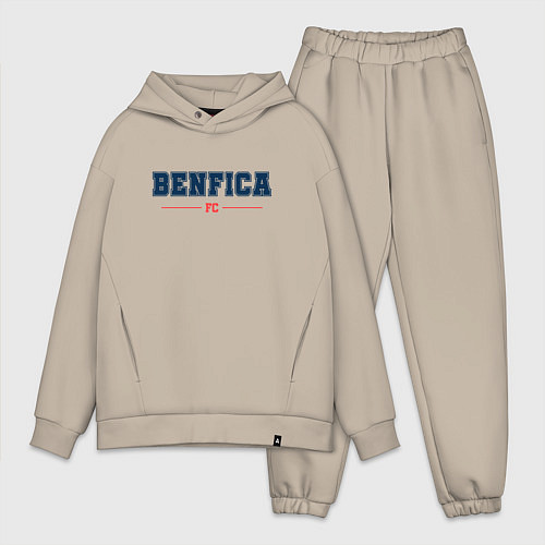 Мужской костюм оверсайз Benfica FC Classic / Миндальный – фото 1