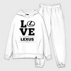 Мужской костюм оверсайз Lexus Love Classic, цвет: белый