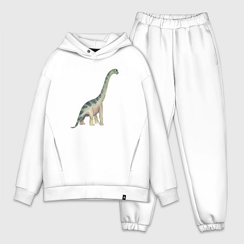 Мужской костюм оверсайз Mamenchisaurus Мамэньсизавр маменчизавр / Белый – фото 1