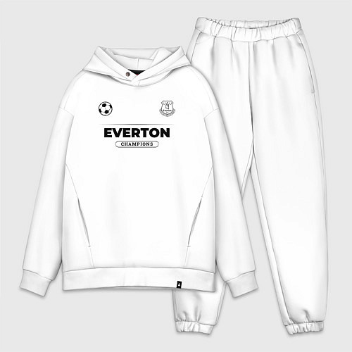 Мужской костюм оверсайз Everton Униформа Чемпионов / Белый – фото 1