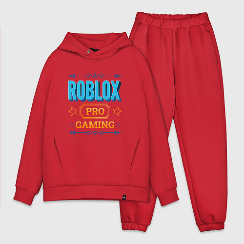 Мужской костюм оверсайз Игра Roblox PRO Gaming / Красный – фото 1