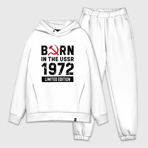 Мужской костюм оверсайз Born In The USSR 1972 Limited Edition / Белый – фото 1