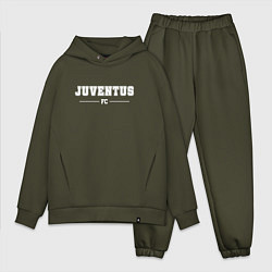 Мужской костюм оверсайз Juventus Football Club Классика, цвет: хаки