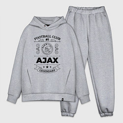 Мужской костюм оверсайз Ajax: Football Club Number 1 Legendary, цвет: меланж