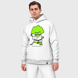 Мужской костюм оверсайз Choppin Brocco Lee, цвет: белый — фото 2