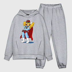 Мужской костюм оверсайз Duffman - Simpsons, цвет: меланж