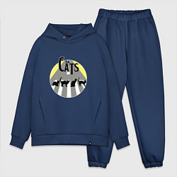 Мужской костюм оверсайз The Cats, цвет: тёмно-синий
