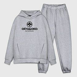 Мужской костюм оверсайз Cyberpunk - Arasaka Academy, цвет: меланж