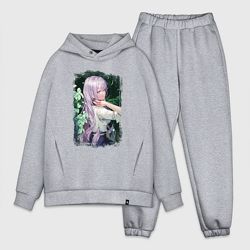 Мужской костюм оверсайз Милая Владилена - 86 / Меланж – фото 1