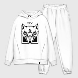 Мужской костюм оверсайз Демон Лисы, цвет: белый