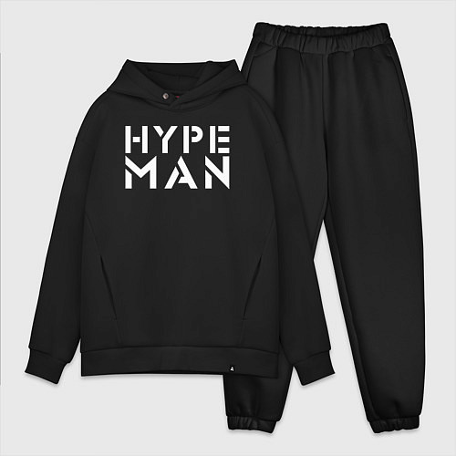 Мужской костюм оверсайз Hype man / Черный – фото 1