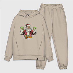 Мужской костюм оверсайз Santa money