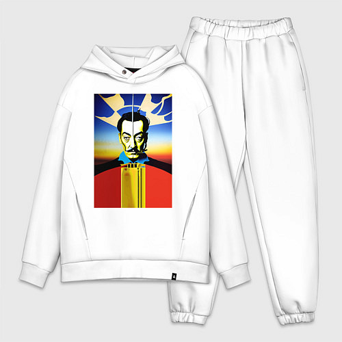 Мужской костюм оверсайз Salvador Dali: Fantasy Art / Белый – фото 1