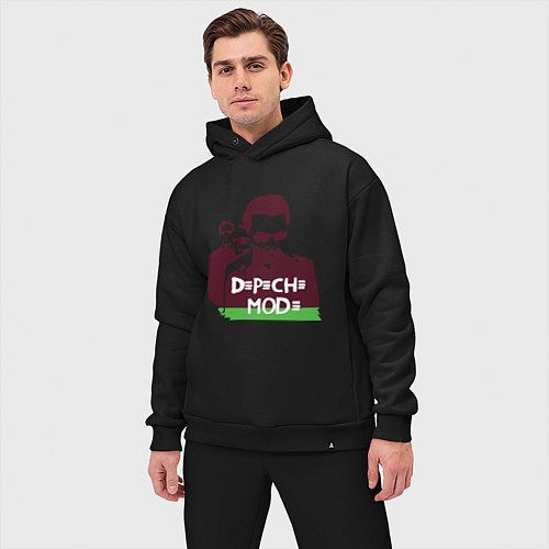 Мужской костюм оверсайз DM portrait / Черный – фото 3