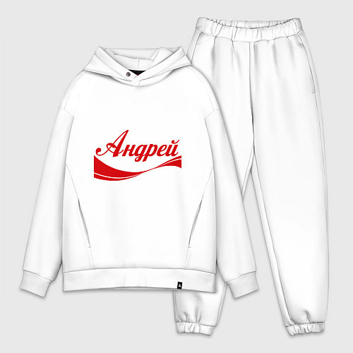 Мужской костюм оверсайз Андрей / Белый – фото 1