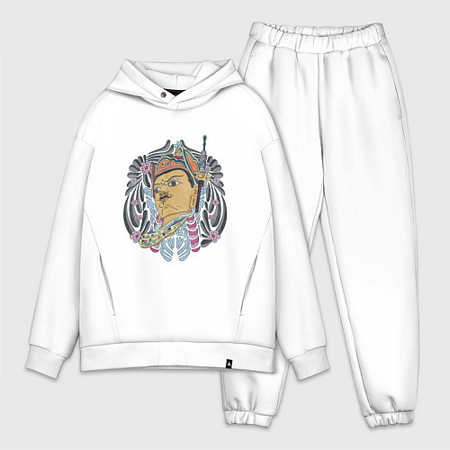 Мужской костюм оверсайз Гуатама / Белый – фото 1