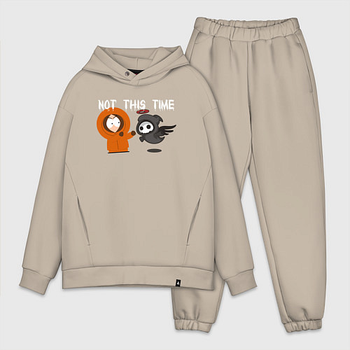 Мужской костюм оверсайз Не в этот раз / Миндальный – фото 1