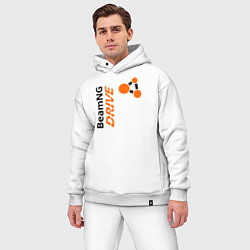 Мужской костюм оверсайз BeamNG drive, цвет: белый — фото 2