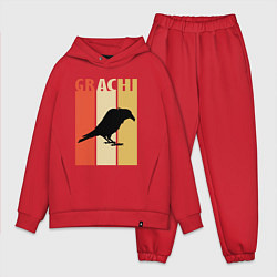 Мужской костюм оверсайз Grachi, цвет: красный