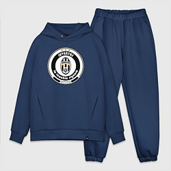 Мужской костюм оверсайз Juventus club, цвет: тёмно-синий