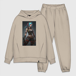 Мужской костюм оверсайз Fantasy Jinx, цвет: миндальный