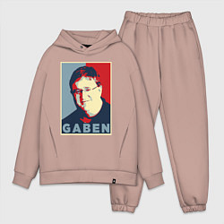 Мужской костюм оверсайз Gaben, цвет: пыльно-розовый