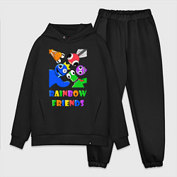 Мужской костюм оверсайз Rainbow Friends персонажи, цвет: черный