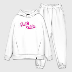 Мужской костюм оверсайз Dead inside - barbie style, цвет: белый