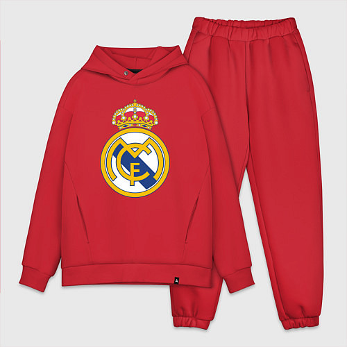 Мужской костюм оверсайз Real madrid fc sport / Красный – фото 1