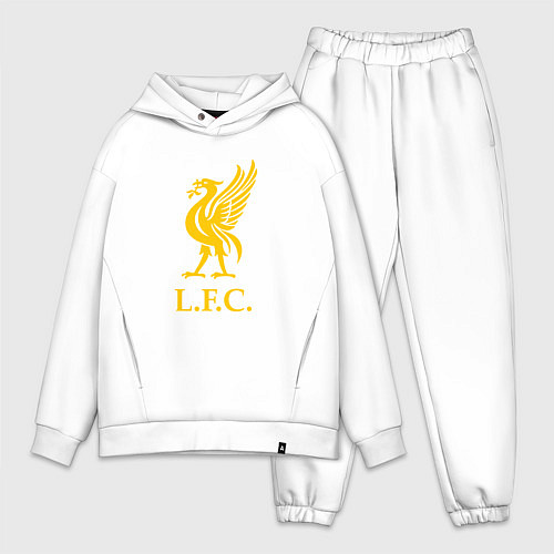 Мужской костюм оверсайз Liverpool sport fc / Белый – фото 1