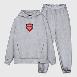 Мужской костюм оверсайз Arsenal fc sport club, цвет: меланж