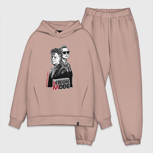 Мужской костюм оверсайз Depeche Mode - Memento Mori in Mexico / Пыльно-розовый – фото 1