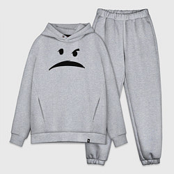 Мужской костюм оверсайз Привидение с мотором, цвет: меланж