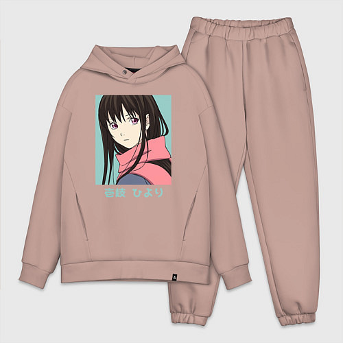 Мужской костюм оверсайз Ики Хиёри / Пыльно-розовый – фото 1