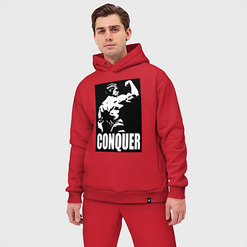 Мужской костюм оверсайз Арнольд - конкурируй / Красный – фото 3