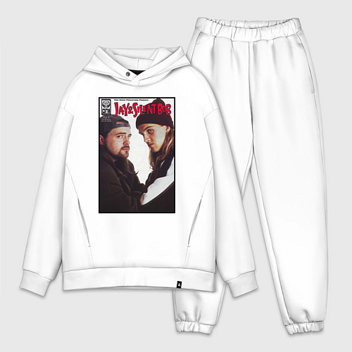 Мужской костюм оверсайз Jay and Silent Bob / Белый – фото 1
