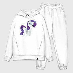 Мужской костюм оверсайз Рарити из My Little Pony в кино, цвет: белый