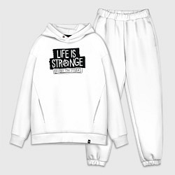 Мужской костюм оверсайз Life is Strange Before the Storm, цвет: белый