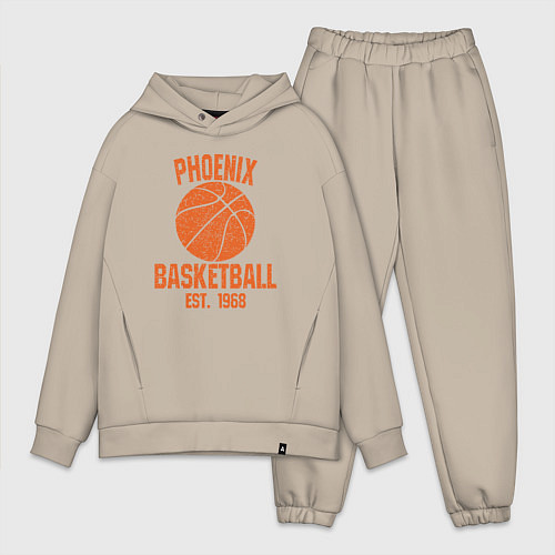 Мужской костюм оверсайз Phoenix basketball 1968 / Миндальный – фото 1