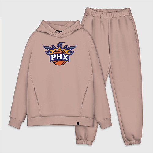 Мужской костюм оверсайз Phoenix Suns fire / Пыльно-розовый – фото 1