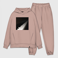 Мужской костюм оверсайз Бесконечное пианино