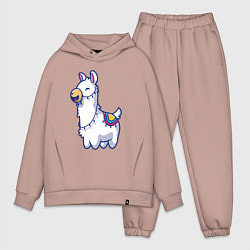 Мужской костюм оверсайз Весёлая альпака