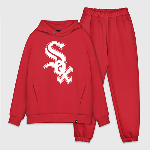 Мужской костюм оверсайз Chicago white sox - baseball / Красный – фото 1