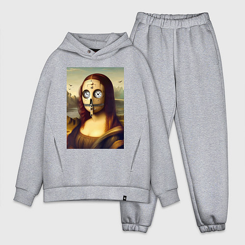 Мужской костюм оверсайз Mona Lisa in a mask - steampunk / Меланж – фото 1