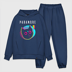 Мужской костюм оверсайз Paramore rock star cat, цвет: тёмно-синий